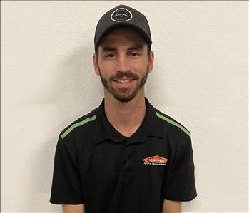 Lance Tomasich, Pictured with SERVPRO polo on white background