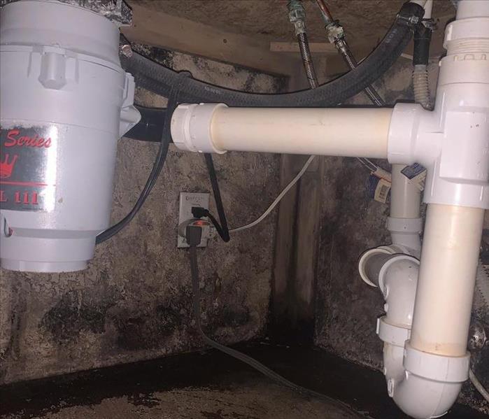 Underneath sink in West El Paso home